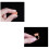 100Pcs Pink Disposable Silicone Pigment Rings Holder 5