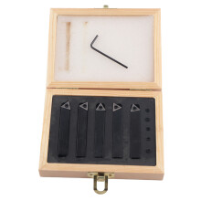 5Pcs 3/8in Wende Drehen Werkzeug Set Hartmetall