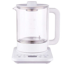 Electric Health Pot Glass Teapot With Heat Preservation Integrated Tea Maker Borosilicate Glass Pink And White Version