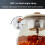 Electric Hot Tea Machines 600W Tea Maker With Microcomputer Panel Borosilicate Glass 1L Keep-Warm 8H 5