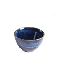 Japanese Style Ceramics Cup 3-Piece Blue Sake Cups for Tea, Coffee, Wine, Water - Versatile Home Entertaining Drinkware
