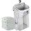 Hanging Diaper Caddy - Large Capacity Organizer With Pockets, For Changing Tables, Grey White Stripes 5