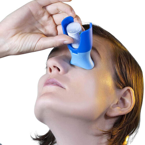 Eye Drop Guide with Silicone Adapter Model EDA02 Reusable Tool For Elderly And Adults