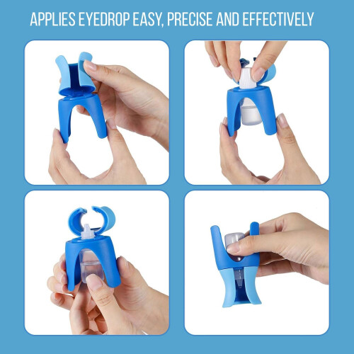 Eye Drop Guide with Silicone Adapter Model EDA02 Reusable Tool For Elderly And Adults 2