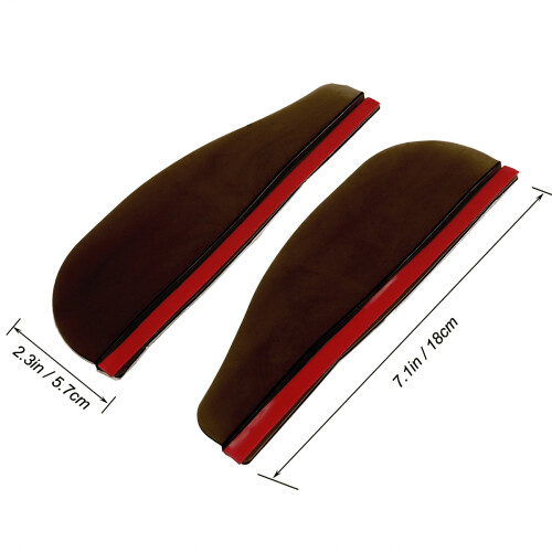 Auto Regen Abweiser Flexibles PVC 2 Stk Für SUV 1