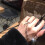 1 Punk- Kettenring Hand-Schmuck Deko Mode Ring (Silber) 4
