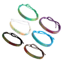 Freundschaftsarmband Schnur Pastell Verstellbare Vintage Armbänder