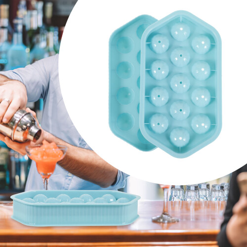 Runde Eisschale Kunststoff Mit Deckel Für Eiswürfel Und Kugeln 1