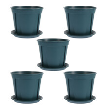5 Sets Kunststoff Pflanzgefäße Für Garten Und Terrasse Mit Töpfen