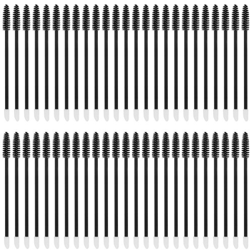 50 Unidades Cepillos Desechables Para Y Pestañas