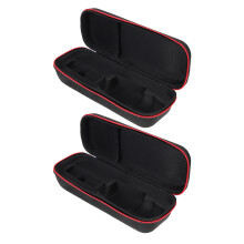 2pcs microphone zipper storage bag lightweight travel case