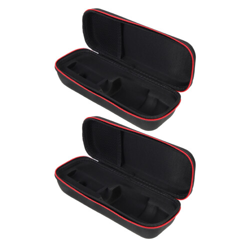 2pcs microphone zipper storage bag lightweight travel case