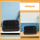 2pcs microphone zipper storage bag lightweight travel case 8