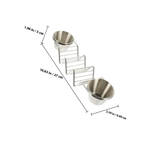 Home Taco Holder Piatto Acciaio Raffreddamento Scolo 1