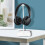 1ABS Headset Rack Met Oppervlak En Telefoonhouder Functie 5