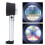10X Tragbare Tasche LED Mini Lupe Lupe Lupe mit 7