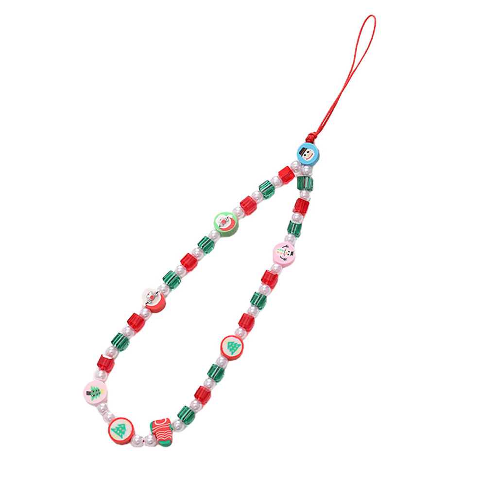 Elegant Acrylic Beaded Bracelet Cellphone Straps Pendant-K1434 7696000197999