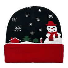 Knitting Christmas Jacquard Hat for Adult Teens-Christmas 6