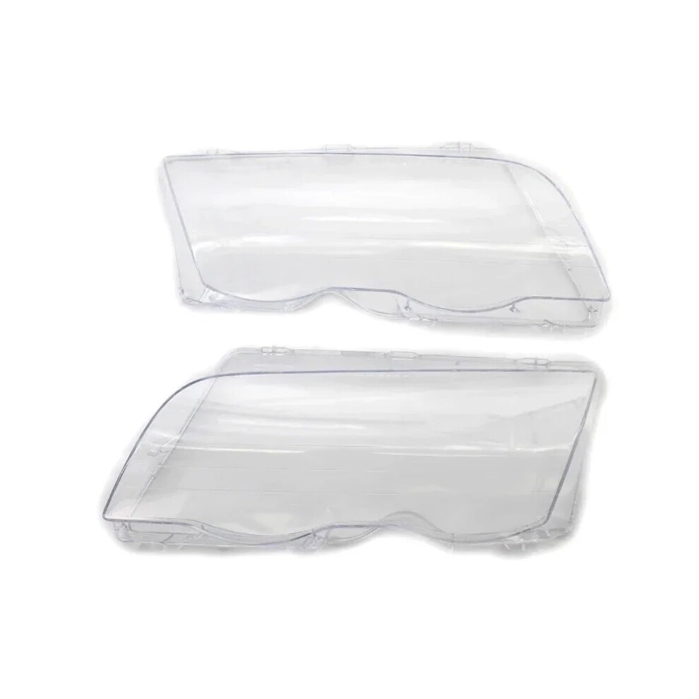 Headlight Lens Cover For Bmw E46 4-Door 3-Series 1998-2001 1 Pair 9016109561398