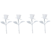 4Stk 3D Rose Ornament Modell Für Zu Hause 25mm B