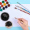 1 wasserbasierte Druckfarbe, Blasplatte, Reibefarbe, Pigment 9