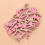 100Stk Büroklammern Fotohalter Rosa 6