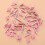 100Stk Büroklammern Fotohalter Rosa 10