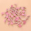 100Stk Büroklammern Fotohalter Rosa 9