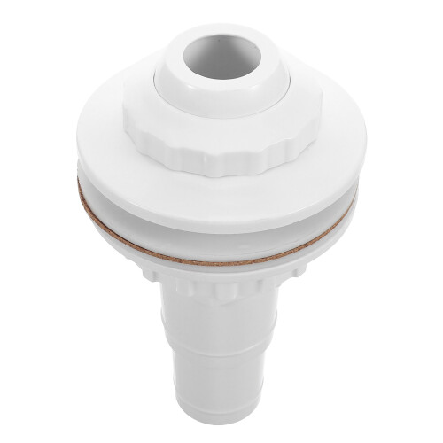 2Pcs Easy Install Swimming Pool Return Jet with Massage Function White 1