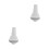 2Pcs Easy Install Swimming Pool Return Jet with Massage Function White 7