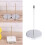 4Pcs Metal Needle Holder Organizer For Office Restaurant Silver 10