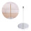 4Pcs Metal Needle Holder Organizer For Office Restaurant Silver 3