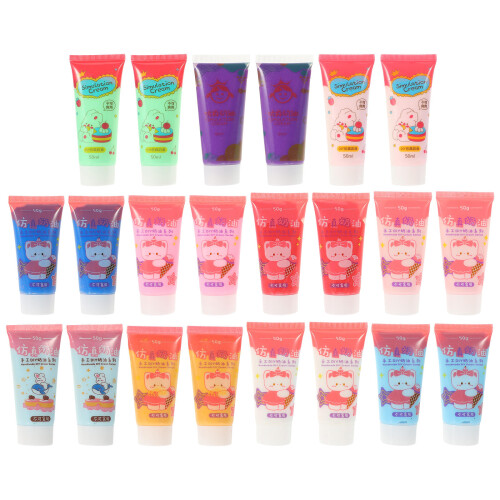 22 pcs 50ml cream glue for 3d diy phone case patterns 1