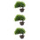 3 Pezzi Bonsai Artificiale Piccolo Da Per Mobile Tv Decorazione 8