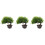 3 Pezzi Bonsai Artificiale Piccolo Da Per Mobile Tv Decorazione 4