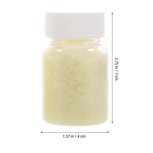 Flocking Powder for Squeeze Toy Craft Light Yellow 3mm 2