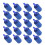 80 Pcs Air Stone Mineral Bubble Diffuser For Aquarium Fish Tank Blue 1