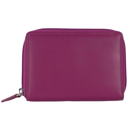 (China Rose) Golunski Leather Zip-Around Medium Purse/Wallet 2