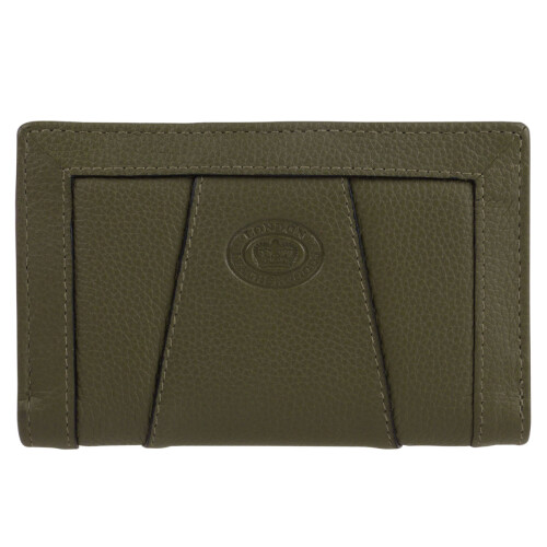 (Olive) Oakridge Leather Ladies Medium Zip-Around Pebble Purse/Wallet 1