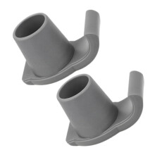 Walker Ski Glides Heavy Duty 2 Pack Small Size Replacement Feet Cushions For Walking Frames Stability And Shockproof