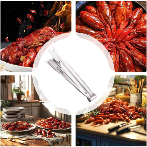 Crawfish Peeling Tool Ergonomic Crawfish Tail Remover, Portable Shucker Device, Rustproof Kitchen Accessory For Seafood 2