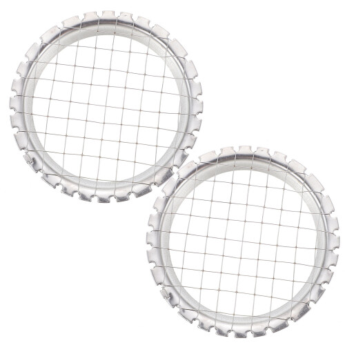 2Pcs Stainless Steel Fruit Cube And Potato Cutter With Egg