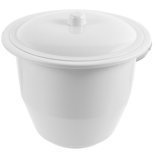 unisex plastic chamber pot with lid for household use
