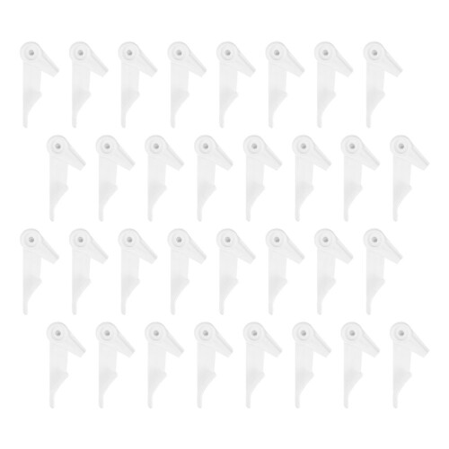 40Sets Plastic Lamp Bevestigingsclips Voor Plafondlampen Wit