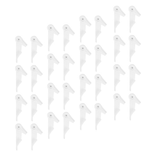 40Sets Plastic Lamp Bevestigingsclips Voor Plafondlampen Wit 1