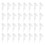 40Sets Plastic Lamp Bevestigingsclips Voor Plafondlampen Wit 3