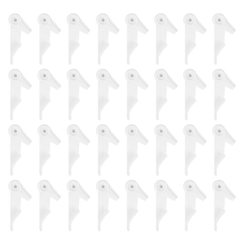 40Sets Plastic Lamp Bevestigingsclips Voor Plafondlampen Wit 2