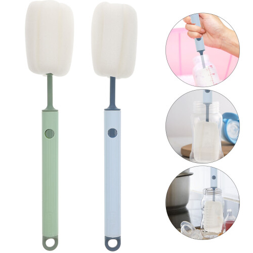 2 Pcs Escova Esponja Para Garrafa E De De 2