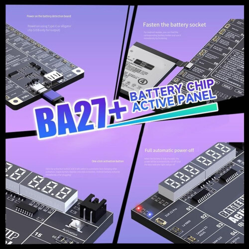 Battery Activation Detection Board BA27+ With Click Activation And LED Digital Display For iPh 616PM And Android Models 2