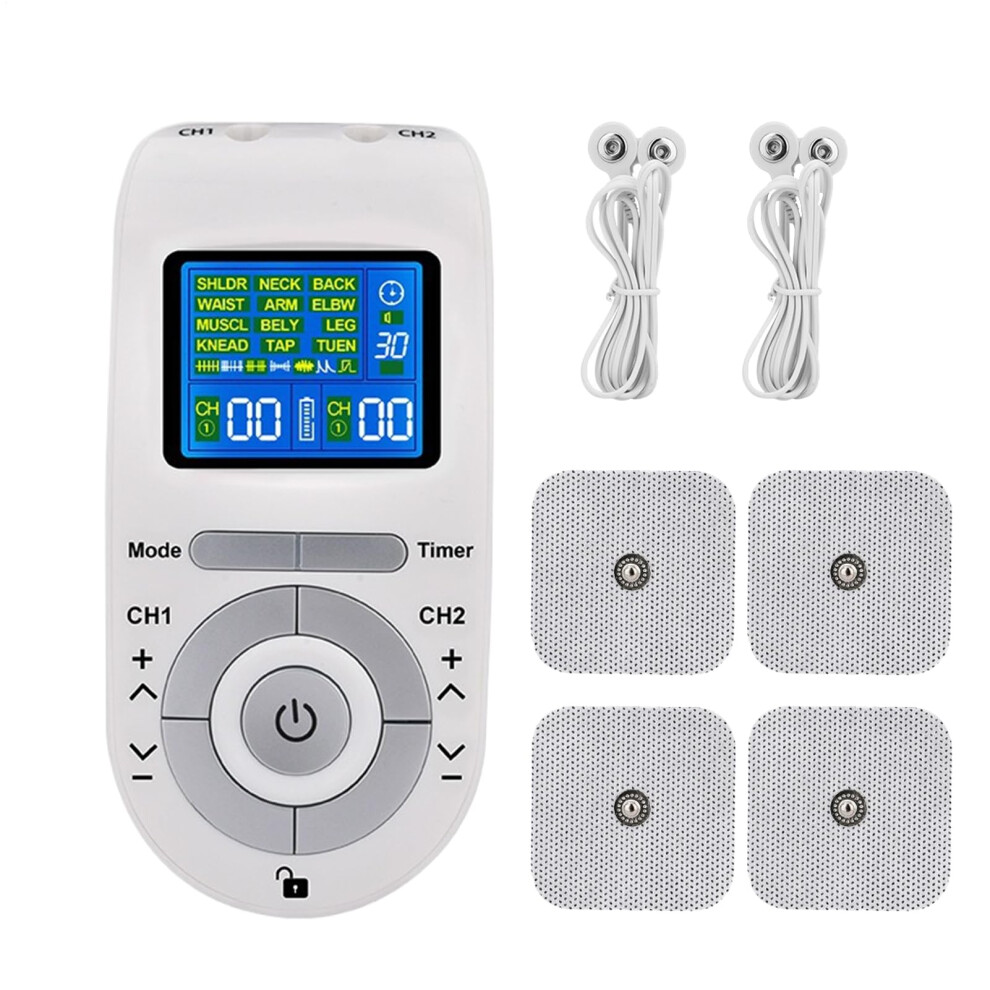 Neck Massager Low-Frequency Pulse 12 Modes Smart Relaxation Device For Neck Back Shoulders Waist Legs At Home Or Travel